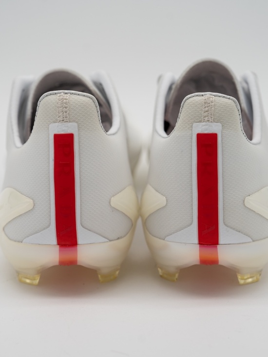Adidas x Prada X Crazyfast Lux.1 FG Silver White Red IE3178 Men\'s Size 12 US main image 9